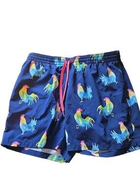 Chubbies Sz Xl 5.5" Inseam Mens Swim Trunks Rooster